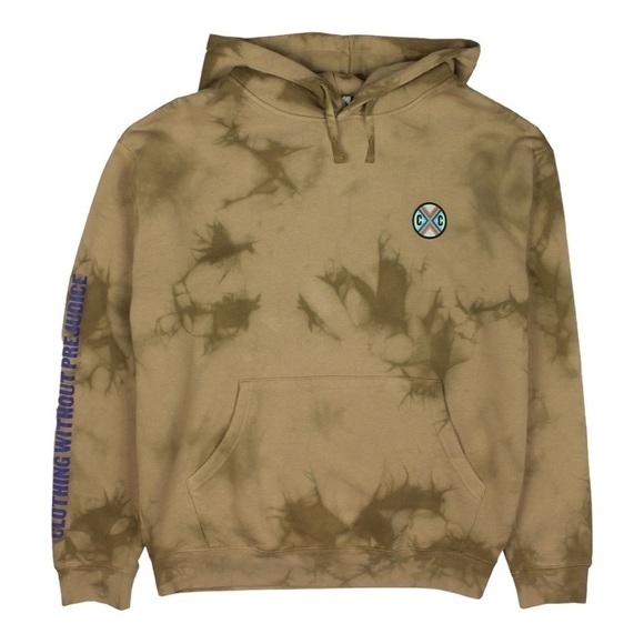 Cross Colours New Circle Logo Hoodie - Clay Crystal